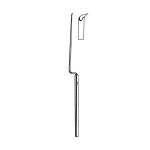 Oval Window Pick 0.33mm Tip Angled 30 Degrees, Malleable Shaft, Octagonal Handle, 6-1/2