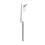 Oval Window Pick 0.66mm Tip Angled 30 Degrees, Malleable Shaft, Octagonal Handle, 6-1/2