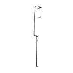 Oval Window Pick 0.66mm Tip Angled 90 Degrees, Malleable Shaft, Octagonal Handle, 6-1/2