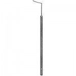 12cm Barraquer Cyclodialysis Spatula 0.50mm Diameter Round 15mm Angled Blade, Smooth Pointed Tip