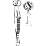 9.6cm Baird Chalazion Forceps 8mm x 12mm Upper Plate