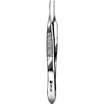 McPherson Tying Forceps Straight 4mm Long 0.3mm Tip with Tying Platform