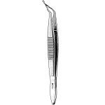 Extra Delicate Cross-Action, Serrated Paddle Shaped Jaws. For cracking the nucleus through a 2.5mm incision.