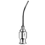 Gross Cannula 21 ga., Gently Curved, Flat Burnished Tip, Front Opening, Sub-Tenon