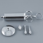4 oz. Pomeroy Ear Syringe Luer Lock, Chrome Plated Complete