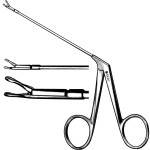 Wullstein Micro Ear Polypus Forceps, Round Cup Jaws, 1mm Wide, 3