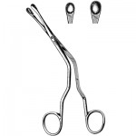 Luc Nasal Cutting Forceps, Large Solid Oval Cup Jaws, Angled Shanks, 7-1/2