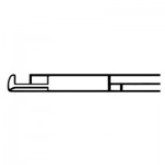 80mm Dieter Ear forceps Up Bite 1.8mm