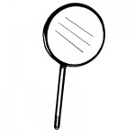 Mouth Mirror #3 Magnifying, Simple Stem, Regular - Pack of 12