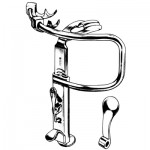 Kilner-Doughty Mouth Gag Complete with 3 Tongue Blades, Stainless Steel