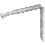 Austin Cheek Retractor. Right Angled with 80mm Blade.