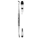 Carpenter Tonsil Dissector Double Ended. Angled Tip 25mm x 5mm / Straight (Round) Tip 30mm x 9mm, 9-3/4