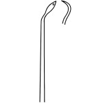 Micro Laryngeal Needle 9-1/2