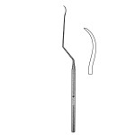 Kraus Micro Instrument, Lateral Cutting Edge, Curved Tip with Angled Body, 7-1/2