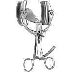 Legueu Bladder Retractor, Complete, with Swivel Lateral Blades 30mm x 63mm, 1 Center Blade 20mm x 85mm, Spread 70mm