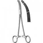 Heaney Forceps Heavy Double Tooth, 8-3/4