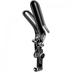 Sklar Black Freeway Graves Vaginal Speculum With Permanent Smoke Evacuation Tube - Each Sold Separately