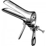 Cusco Vaginal Speculum, Central Screw, Extra Small, 3