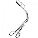 58mm Lateral Vaginal Retractor Width 22mm, Gold Plated
