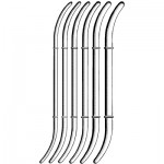 Hank Uterine Dilators Double End Set of 6 Without Khaki Roll - Set of 6