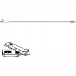 Cannula with Tip Only For Universal Style Biopsy Punch Tischler Oval 3mm x 7mm Bite