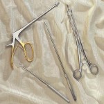 Standard Colposcopy Set Includes Kogan Endocervical Speculum #90-3995, Iris Hook #90-8334, Kevorkian-Younge Endocervical Curette #90-6612 and Tischler Oval Biopsy Punch #90-7520 - Set
