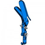 Freeway Graves Vaginal Speculum 45° Angle Open Side