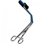 Sklar Blue Lateral Vaginal Retractor Ratchet Handle. Blades Fit Inside Vaginal Speculum. - Each Sold Separately