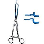 Sklar Blue Kogan Endocervical Speculum Narrow With Ratchet Handle - Each Sold Separately