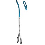 SklarBlue™ Campion Forceps Curved 9-1/2