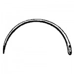 #2 Eye Needle 1/2 Circle, Taper Point - Pack of 12