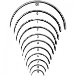 Size 00 Regular Surgeon's Needles 1/2 Circle, Cutting Edge - Pack of 12