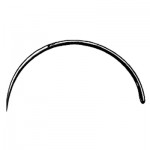 Size 7 Regular Surgeon Needle 1/2 Circle, Cutting Edge - Pack of 12