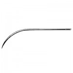 Size 4 Regular Surgeon Needle Half Curved, Cutting Edge - Pack of 12