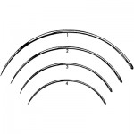 Veterinary Suture Needle 3/8 Circle #1 Cutting Edge Regular Eye - Pack of 12