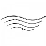 Veterinary Post Mortem Suture Needle Double Curved #2 Cutting Edge Regular Eye - Pack of 12