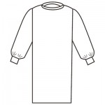 Surgical Gown, Non-Reinforced #1, Sterile Unit of Measurement: Case of 10