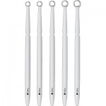 Sterile Disposable Dermal Curette Surgical Steel Tip With Plastic Handle. Assorted. 5 Each of 2mm, 3mm, 4mm, 5mm and 7mm. - Box of 25