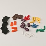 SklarTip Non-Vented Tip Protectors, Assorted Sizes and Colors, Pack of 100