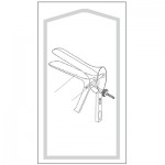 Disposable Plastic Cusco Vaginal Speculum, Small, Sterile, Case of 50