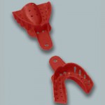Impression Trays #1 Upper, Red - Pack of 50