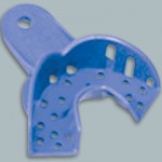 Impression Trays #9 Small Whole, Blue - Pack of 12