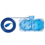 Electrode Grounding Pad Non-Sterile, Dual Element, 9' Cord Attached, Pediatric/Infant - Box of 50