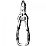 Nail Nipper, Concave Blades, Barrel Spring, 5-1/2