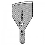 Scalpel Blade #318 Non-Sterile, Curved Edge Unit of Measurement: Box of 12
